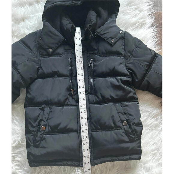 ENGLISH LAUNDRY Hooded Puffer Women's Small Black Removable Hood- EUC Classic - Picture 9 of 11